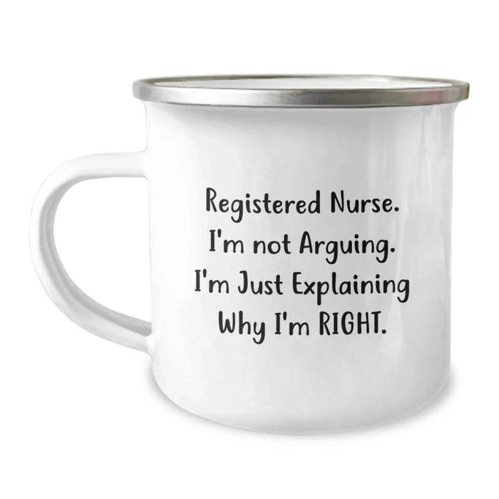 Gifts for Registered Nurses, Funny Camping Mug, Valentine's Unique Gifts from Men, Women, or Friends - Image 1