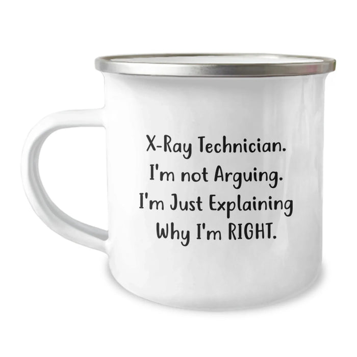 Funny X-Ray Technician Gifts for Men - X-Ray Technician Camping Mug, Birthday Unique Gifts from Friends to X-Ray Technician - X-Ray Technician Humor Mug - Image 1