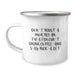 Funny Mortician Gifts from Friends, Unique Christmas Mugs for Men Morticians, Don't Trust a Mortician That Doesn't Drink Coffee and Say, Camping Mug - Image 1