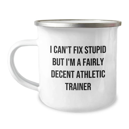 Funny Athletic Trainer Gifts - I'm A Decent Trainer Mug for Christmas Unique Presents - Image 1