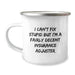 Funny Insurance Adjuster Gifts for Insurance Adjuster Friends - Gifts from Friends - I Can't Fix Stupid Camping Mug for Birthday - Image 1