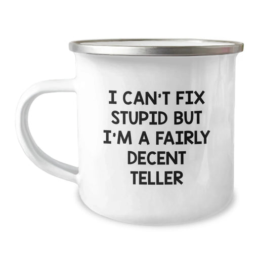 Funny Teller Camping Mug Gifts for Men from Women, Valentine's Unique Ideas, Teller Enthusiasts - Image 1