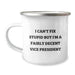 Funny Vice President Gifts for Men, Vice President Camping Mug, I Can't Fix Stupid But I'm A Fairly Decent Vice President Quote, Christmas Unique Gifts from Friends to Vice President - Image 1