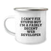 Funny Web Developer Gifts from Friends for Christmas Web Developer Mug - I'm A Fairly Decent Web Developer, Web Developer Camping Mug, Christmas Unique Gifts - Image 1
