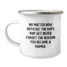 Farmer Gifts - Inspirational Camping Mug for Him - Funny Quote - No Matter How Difficult, Gifts from Men to Farmer Friends at Christmas - Image 1