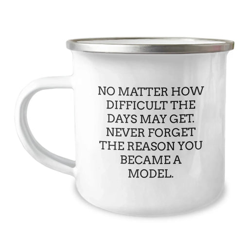 Funny Model Gifts, Camping Mug for Model Enthusiasts, Valentine's Unique Gifts from Friends to Model - Image 1