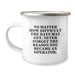 Funny Operator Camping Mug Gifts from Men to Operator Friends and Family at Christmas - Image 1