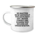Funny Underwriter Gifts from Men, Unique Birthday Unique Gifts for Underwriter Friends, Camping Mug Quote Never Forget Reason Became - Image 1