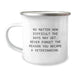 Funny Veterinarian Camping Mug Gifts from Men to Women Friends Family - Inspirational Quote for Birthday - 12 oz Stainless Steel with Enamel Finish - Image 1