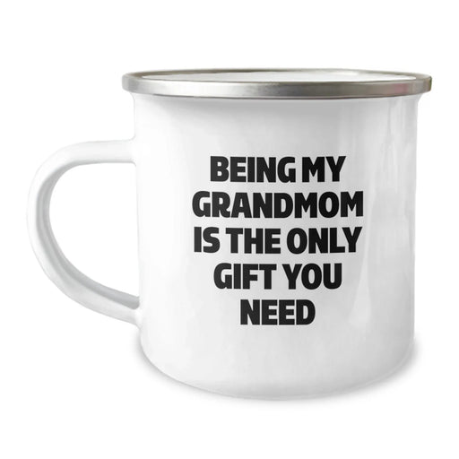 Gifts for Grandmom, Funny Grandmom Camping Mug, Grandmom Valentine's Unique Gifts from Family - Image 1