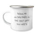 Gifts from Family, Unique Godmother Gifts for Her, Being My Godmother Is The Only Gift You Need Funny Camping Mug - Image 1