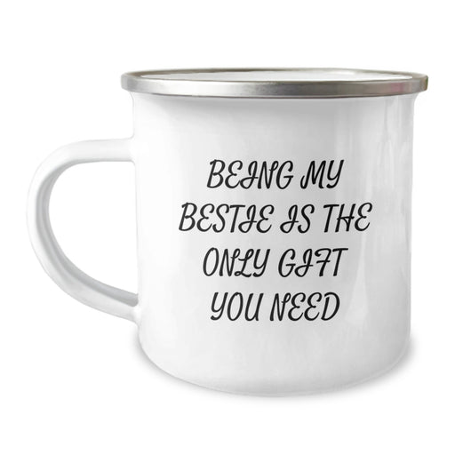 Cute Bestie Camping Mug Gifts from Friends, Unique Mother's Day Unique Gifts for Bestie - Image 1