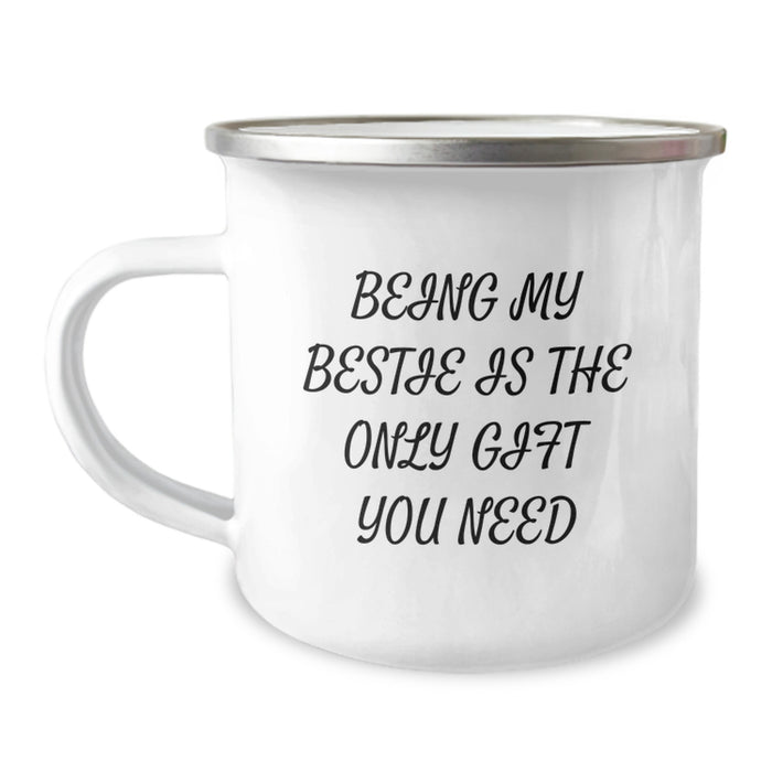 Cute Bestie Camping Mug Gifts from Friends, Unique Mother's Day Unique Gifts for Bestie - Image 1