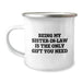 Funny Sister-in-law Gifts from Men to Sister-in-law - Being My Sister-in-law Is The Only Gift You Need Camping Mug for Sister-in-law on Father's Day - Image 1