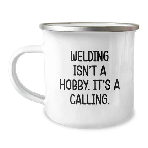 Funny Welding Gifts for Men from Family - Birthday Unique Gifts for Welding Enthusiasts - Stainless Steel Camping Mug with Inspirational Quote - Gifts from Family for Birthday - Image 1