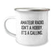 Amateur Radio Gifts for Men - Birthday Unique Gifts from Friends - Funny Quote 'Amateur Radio Isn't A Hobby. It's A Calling.' - Camping Mug Stainless Steel 12 oz - Image 1