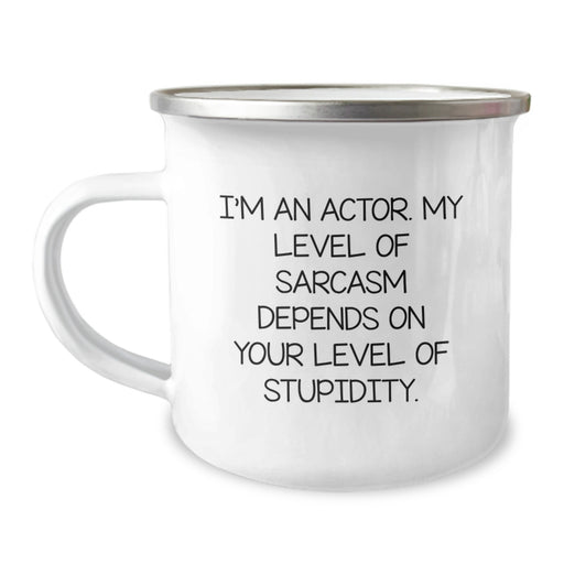Funny Actor Gifts from Men to Women - Actor Camping Mug for Mother's Day Unique Funny Gifts - Image 1
