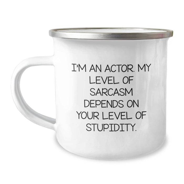 Funny Actor Gifts from Men to Women - Actor Camping Mug for Mother's Day Unique Funny Gifts - Image 1