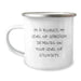 Florist Camping Mug, Funny Quote Gifts from Friends to Florist, Christmas Unique Gifts for Men, Women, Coworkers, Family, Funny Sarcasm Mug, Enamel Camping Mug - Image 1
