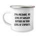 Funny Mechanic Gifts from Friends and Family - Mechanic Sarcasm Quote Camping Mug, 12 oz, Perfect for Men, Women, Mechanic Enthusiasts, Christmas Unique Gifts - Image 1