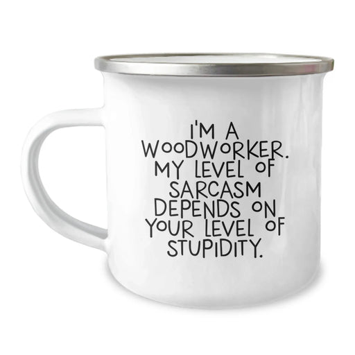 Funny Woodworker Camping Mug Gifts for Men from Family - Unique Christmas Unique Gifts - Image 1