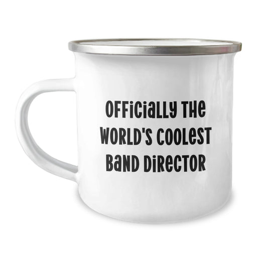 Funny Band Director Gifts for Men - Officially The World's Coolest Dad - Camping Mug for Father's Day from Family - Image 1
