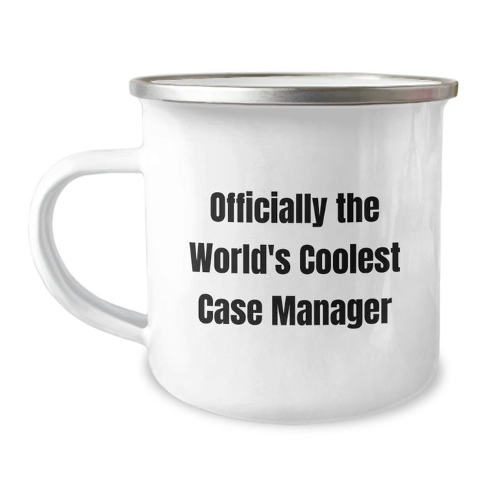 Gifts for the World's Coolest Case Manager - Funny Camping Mug for Mom - Mother's Day Unique Gifts from Family - Image 1