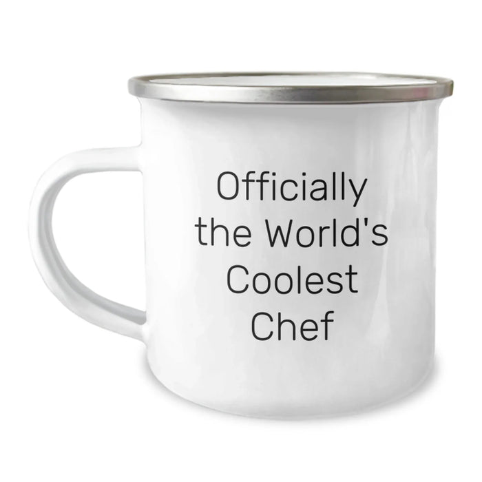 Chef Gifts for Men Funny Birthday Mugs Officially The World's Coolest Chef - Image 1