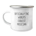Funny Musician Gifts from Friends for Valentine's Unique Musician Camping Mug Officially The World's Coolest Musician - Image 1