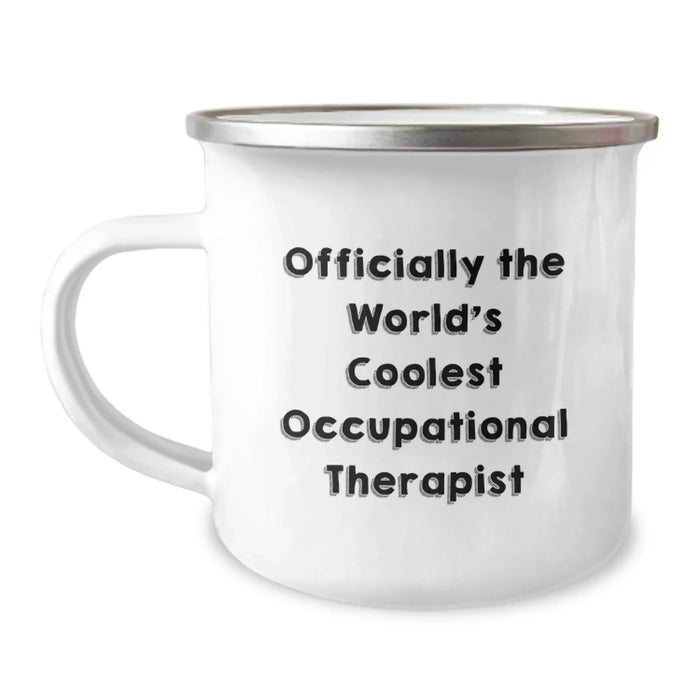 Occupational Therapist Gifts for Christmas - Funny World's Coolest OT Camping Mug, Gifts from Friends to Occupational Therapist Men - Image 1