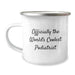 Funny Podiatrist Gifts from Friends for Birthday Unique Gifts - Officially The World's Coolest Podiatrist Camping Mug - Image 1