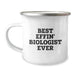 Funny Biologist Gifts for Mom - Best Effin' Biologist Ever Camping Mug, Stainless Steel with Enamel Finish, Perfect for Mother's Day Unique Gifts from Family, Friends, or Coworkers - Image 1