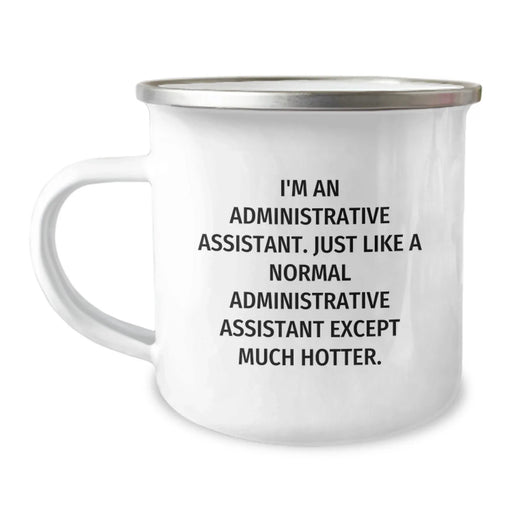 Funny Administrative Assistant Gifts for Coworkers, Birthday Unique Gifts from Friends, I'm An Administrative Assistant, Camp Mug for Administrative Assistant - Image 1