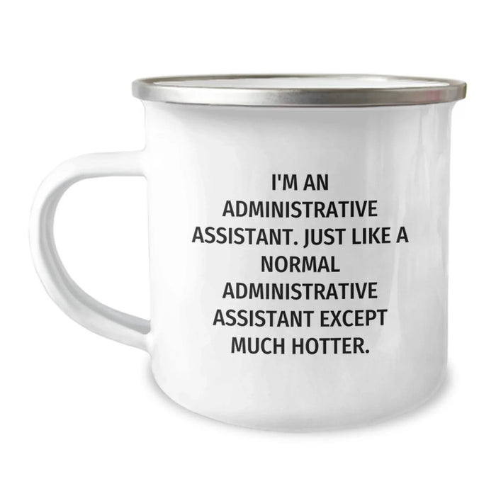 Funny Administrative Assistant Gifts for Coworkers, Birthday Unique Gifts from Friends, I'm An Administrative Assistant, Camp Mug for Administrative Assistant - Image 1