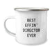 Funny Director Gifts, Camping Mug for Men, Best Effin' Director Ever, Christmas Unique Gift for Him - Image 1