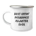 Funny Insurance Adjuster Gifts, Best Effin' Camping Mug for Insurance Adjuster Dad, Unique Father's Day Presents - Image 1