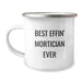 Funny Mortician Gifts for Mortician Friends - Best Effin' Mortician Ever Mugs - Christmas Unique Gifts from Friends to Mortician - Image 1