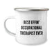 Funny Occupational Therapist Gifts from Women - Best Effin' Quote - Camping Mug for Occupational Therapist, Mother's Day Unique Gifts - Image 1