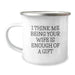 Funny Wife Gifts from Men for Christmas - Camping Mug - I Think Me Being Your Wife Is Enough Of A Gift - Image 1