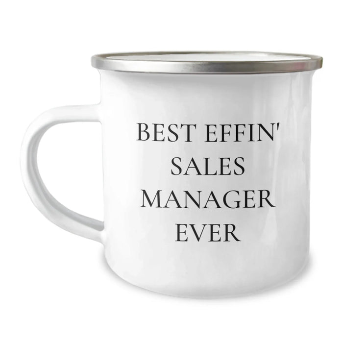 Funny Sales Manager Gifts from Friends - Best Effin' Sales Manager Ever, Unique Valentine's Presents for Men, Women, Coworkers, Family - Image 1