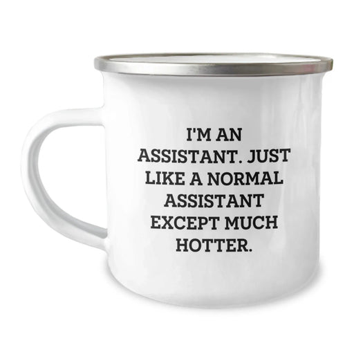 Funny Assistant Christmas Camping Mug Gifts from Friends to Assistant, Perfect for Assistant Lover, Hot Assistant Quote - Image 1