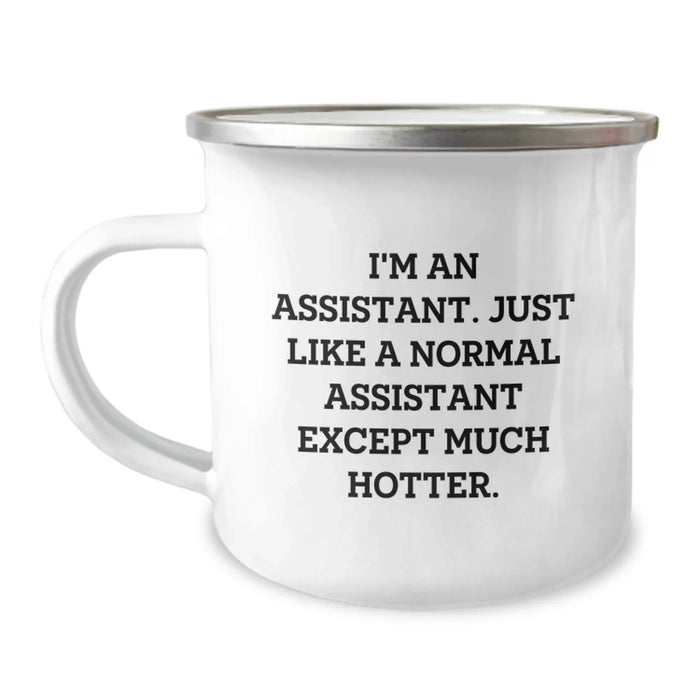 Funny Assistant Christmas Camping Mug Gifts from Friends to Assistant, Perfect for Assistant Lover, Hot Assistant Quote - Image 1