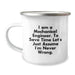 Funny Mechanical Engineer Gifts for Men - 'I Am A Mechanical Engineer. To Save Time Let's Just Assume I'm Never Wrong.' Camping Mug for Christmas - Image 1