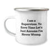Funny Supervisor Gifts from Friends - I'm Never Wrong Camping Mug for Dad on Father's Day - Perfect for Men Coworkers Family - Image 1
