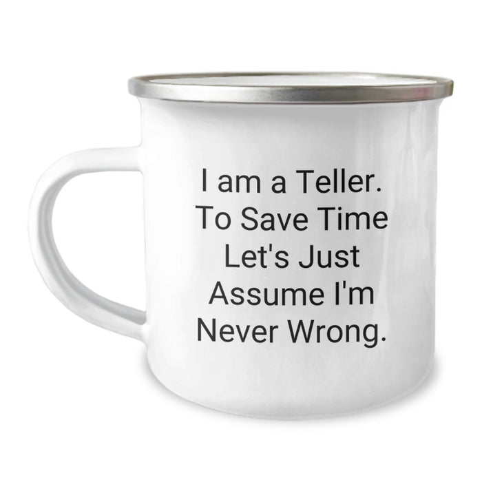 Funny Teller Gifts for Men - 'I Am A Teller' Camping Mug, Great Dad's Day Unique Gifts from Family - Image 1