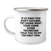 Crime Scene Technician Camping Mug - Funny Gifts from Friends on Birthday - 12 oz Stainless Steel with Enamel Finish - Image 1