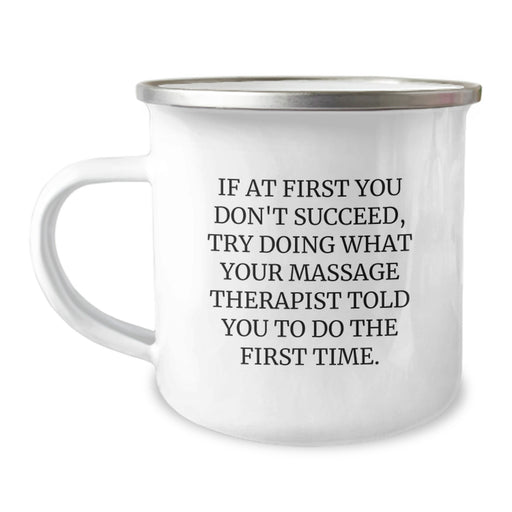 Funny Massage Therapist Gifts for Men Women Friends Family - Massage Therapist Camping Mug for Mother's Day Unique Gifts from Friends and Family - Image 1
