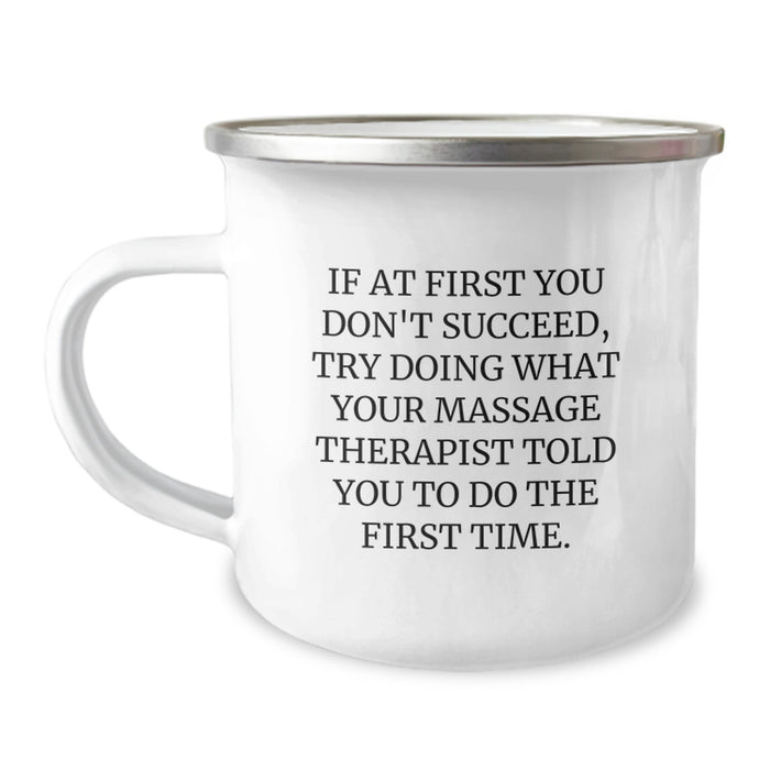 Funny Massage Therapist Gifts for Men Women Friends Family - Massage Therapist Camping Mug for Mother's Day Unique Gifts from Friends and Family - Image 1