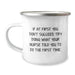 Funny Nurse Gifts from Friends and Family - If At First You Don't Succeed, Try Doing What Your Nurse Told You To Do The First Time. 12 oz Camping Mug for Nurses on Mother's Day - Image 1