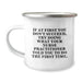Funny Nurse Practitioner Gifts from Friends, Valentine's Unique Mugs for Nurse Practitioners, Camping Mug with Quote If At First You Don't Succeed - Image 1